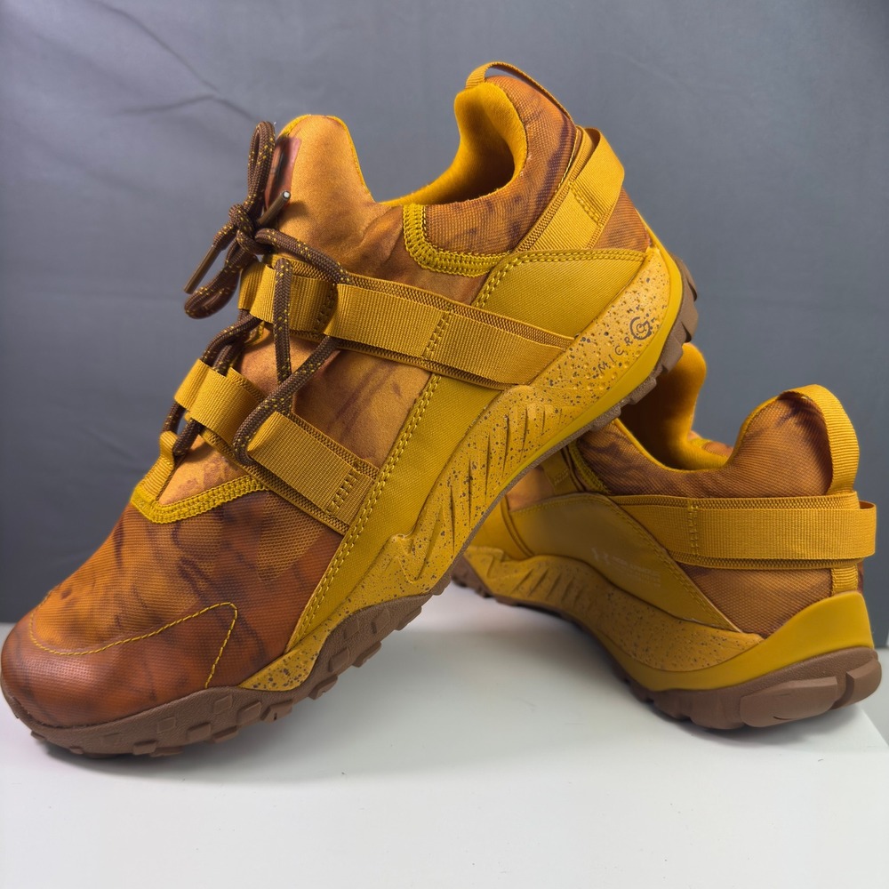 Under Armour Valsetz Trek Low Mens 10.5 Yellow Orange Tie Dye Hiking Shoes